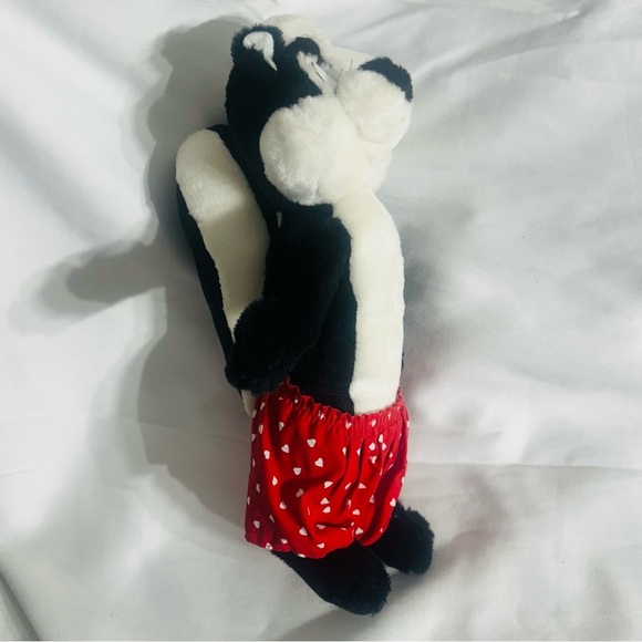 VTG 90s Looney Tunes Pepe Le Pew Plush Collectible Toy Warner Bros Cartoon Cat - Picture 3 of 5